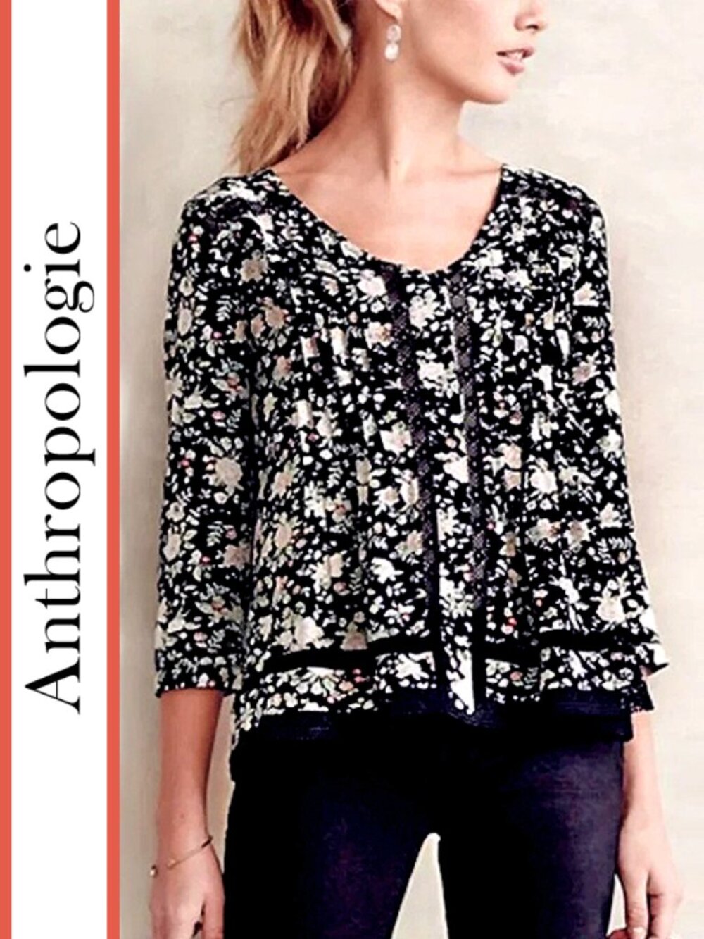 Anthropologie/Maeve | 'Celyn' Floral Printed Blouse Top